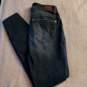 Distressed leopard Judy blue jeans